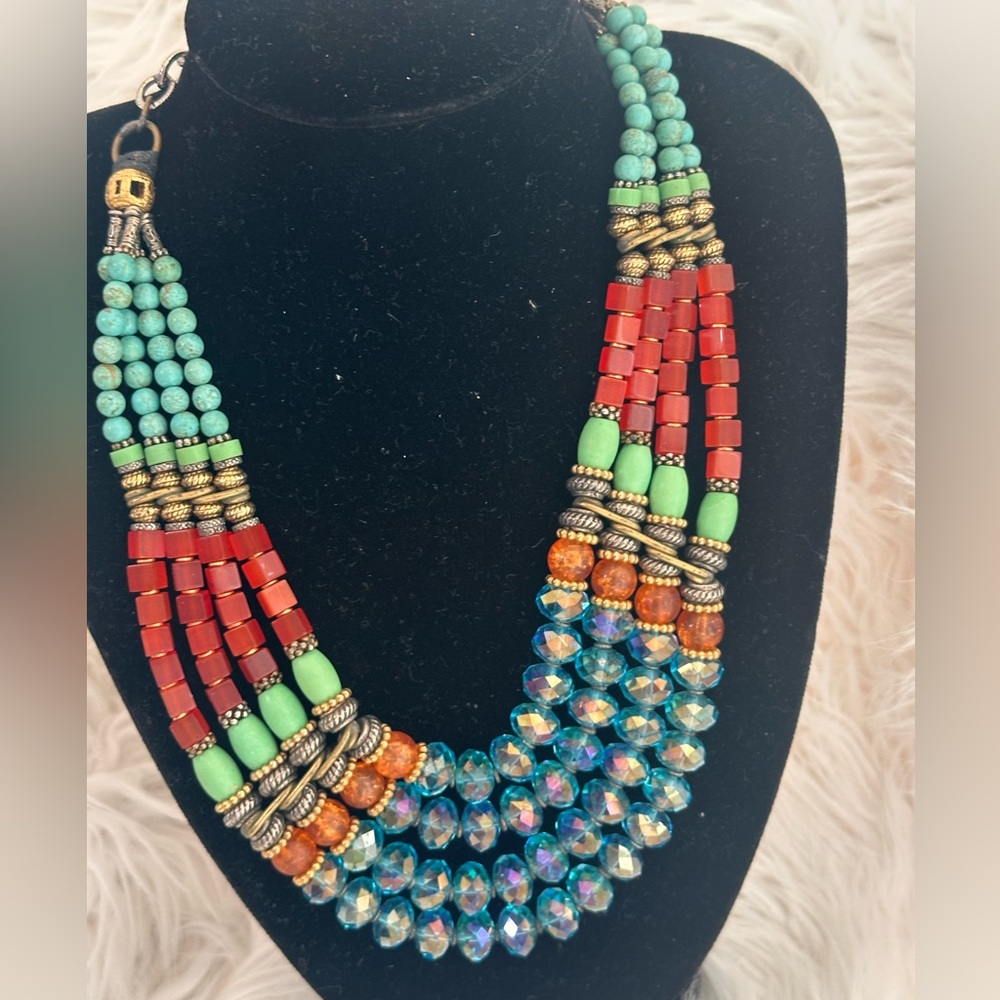 Masha Archer vintage necklace absolutely gorgeous. Rare to find. - Picture 2 of 14